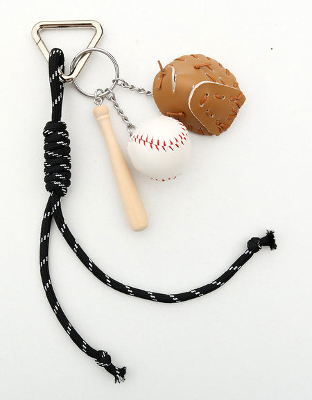 Bag Charm | Mini Baseball, Pretzel Puff, Heart Keychain Accessory