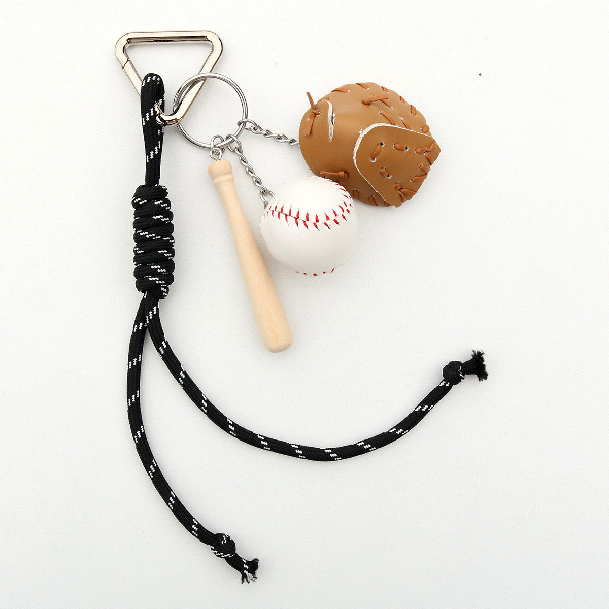 Bag Charm | Mini Baseball, Pretzel Puff, Heart Keychain Accessory
